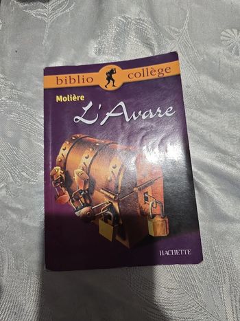 L avare #orianabllivre