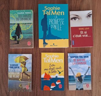 Lot 5 romans dont 4 de Sophie Tal Men 