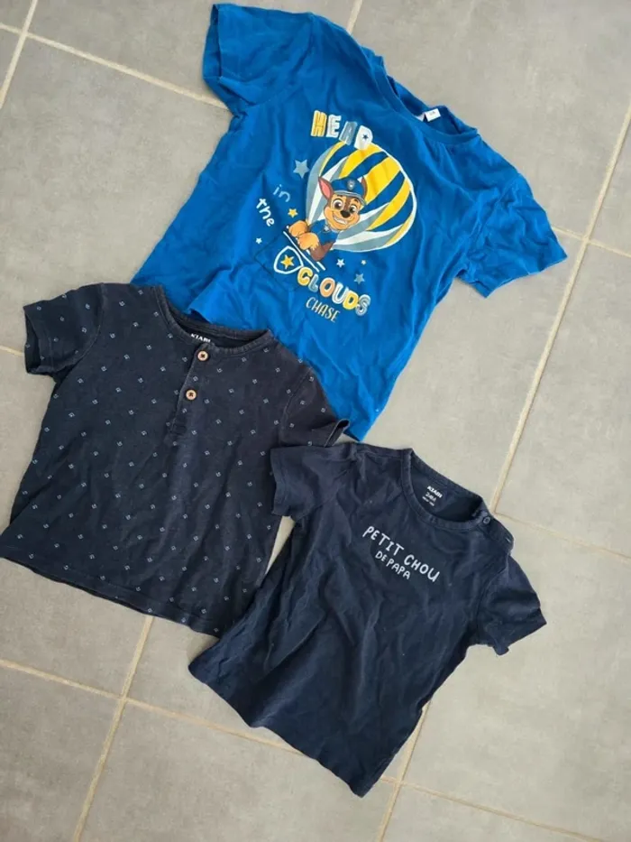 Lot de 3 tee shirts - photo numéro 2