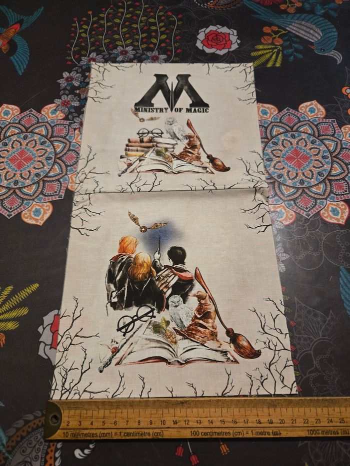 Double Panneau couture thème harry potter - photo numéro 2