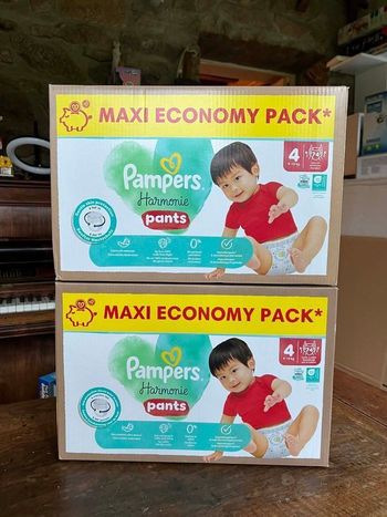 Couche taille 4 Pampers Harmonie taille 4 : 148 Pants