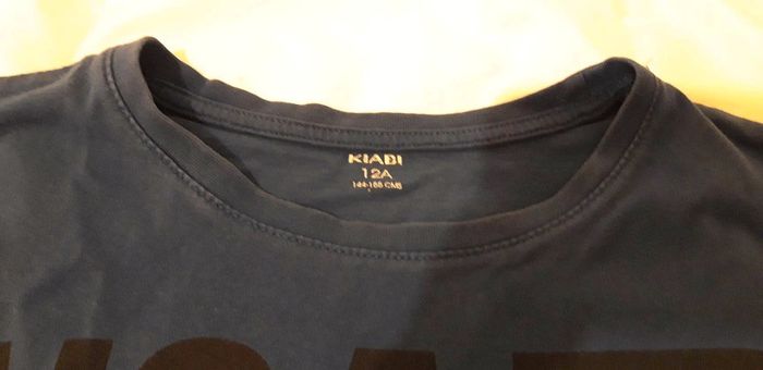 Tee shirt bleu T12A - photo numéro 3