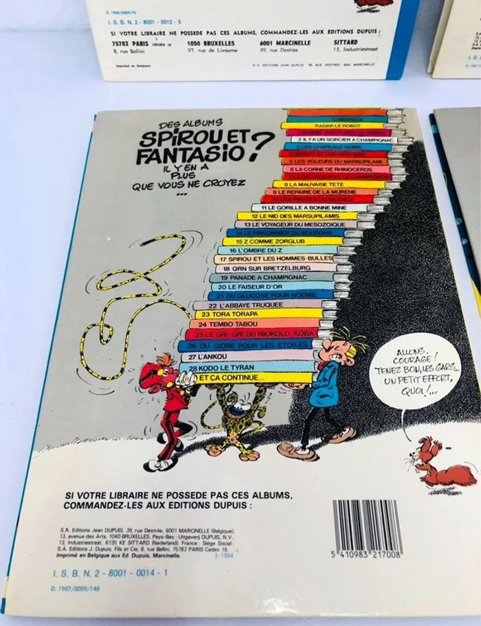 Spirou et Fantasio tome 10,11,12,13 - photo numéro 7