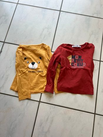Lot de deux haut