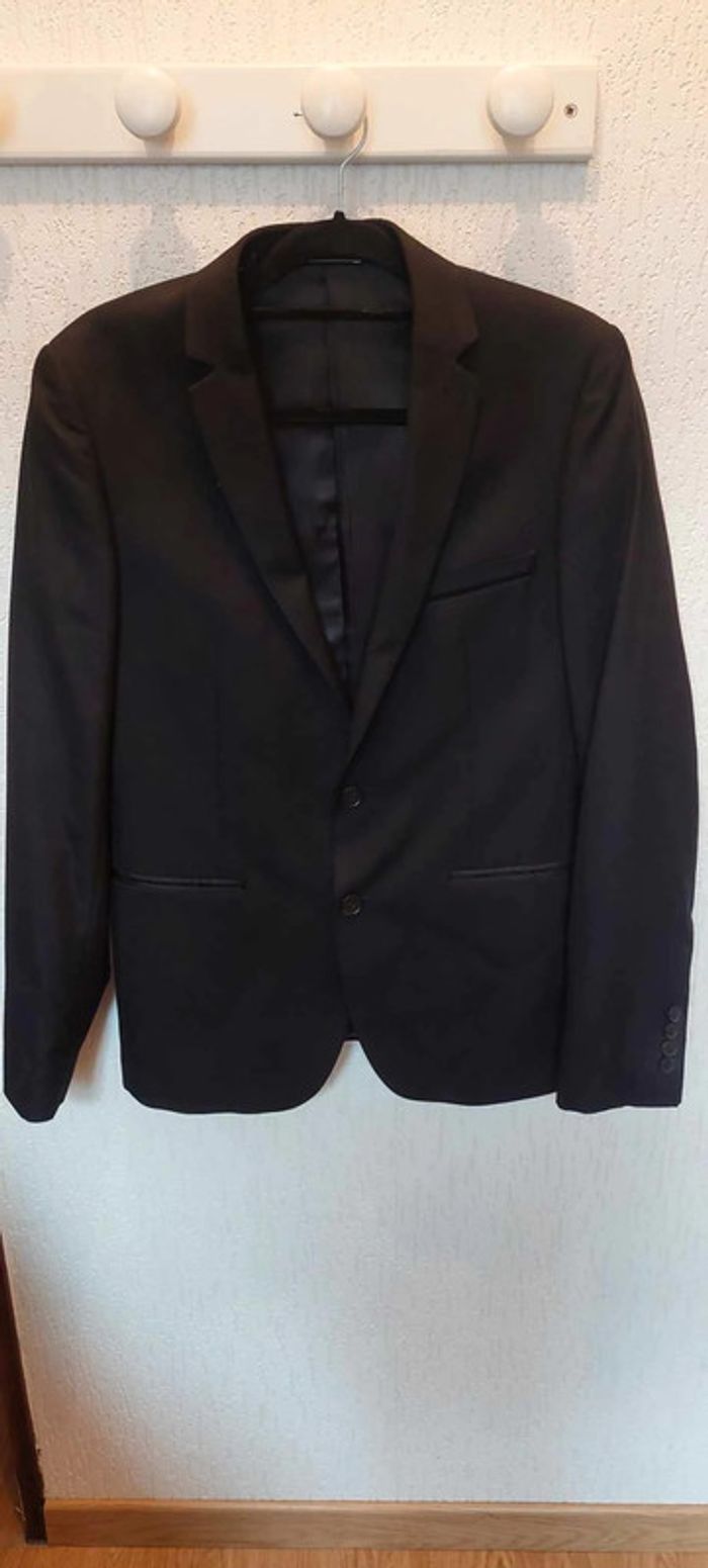 Très belle veste/blazer homme Brice easy slim noire 48 excellent état