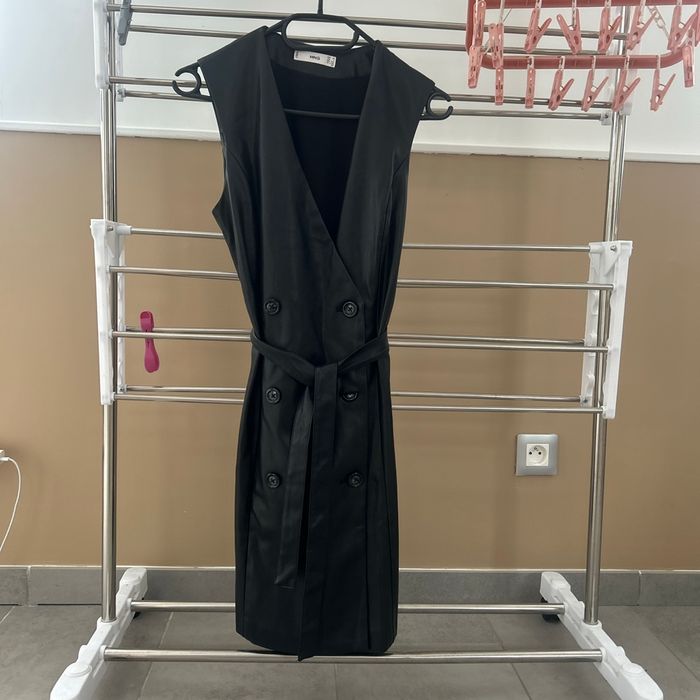Robe simili cuir Mango taille XS
