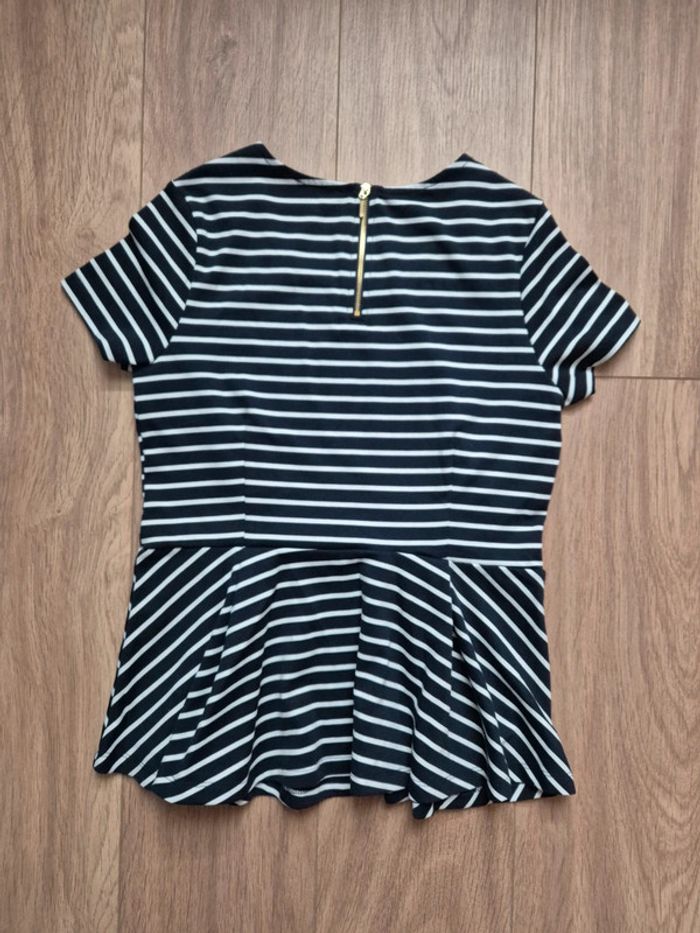 T shirt marinière volanté - photo numéro 2