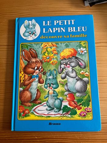 Livre Le petit lapin bleu