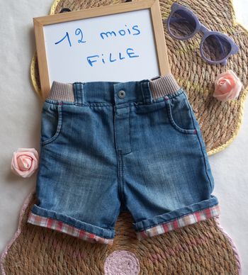 Short fille 👧 12 mois