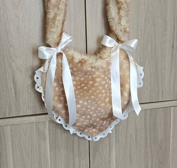 Sac coeur fourrure faon