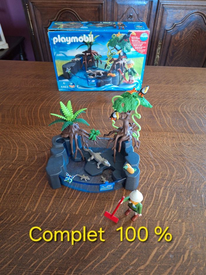 Playmobil bassin des caïmans alligators4463