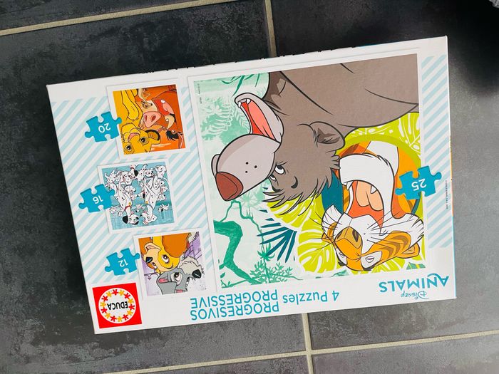 Boîte 4 puzzles DISNEY