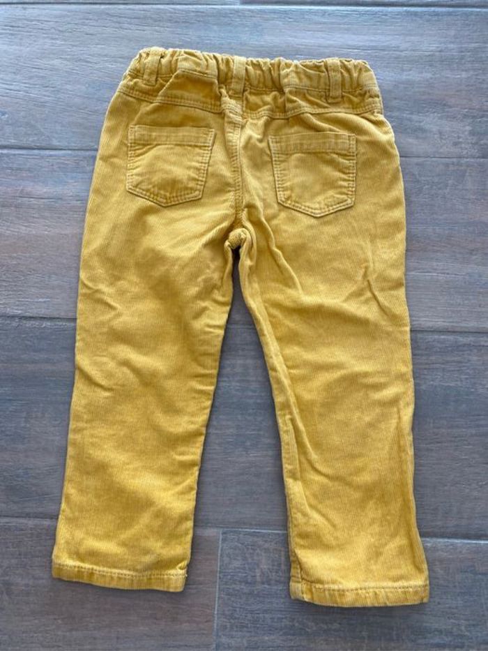 Pantalon pat et ripaton jaune moutarde 24 mois - photo numéro 2