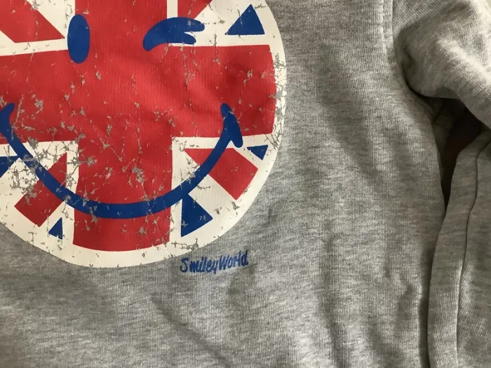 Pull gris smiley 6ans - photo numéro 2