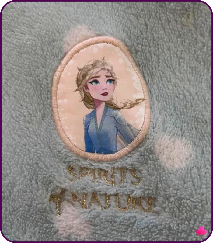 Robe de chambre polaire Disney La Reine des Neiges, Elsa, Taille 4-6 ans - photo numéro 7