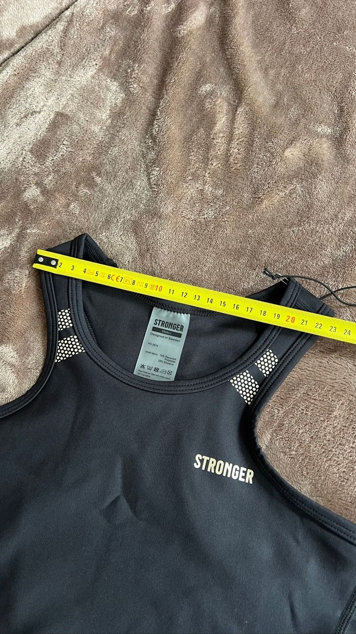 Brassière de sport noire Stronger taille S - photo numéro 7