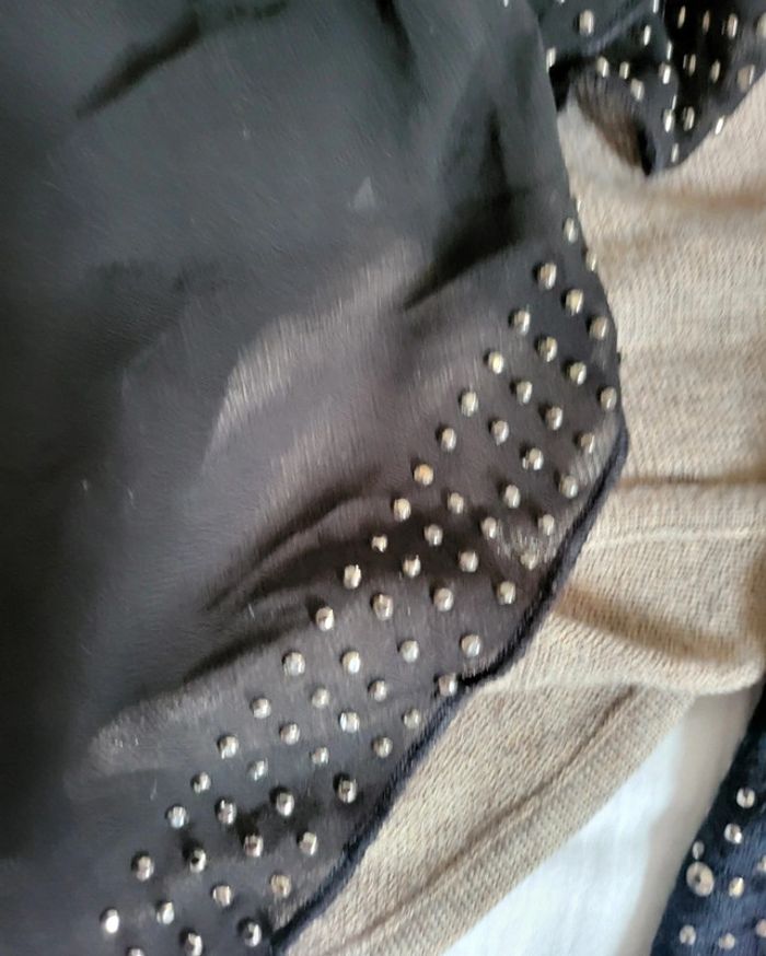Lot 2 ponchos et un gilet festifs strass L/XL - photo numéro 14