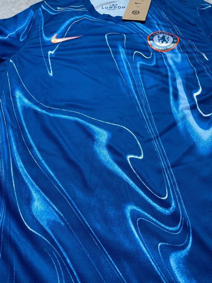 Maillot concept foot Chelsea bleu édition Vagues taille M - photo numéro 4