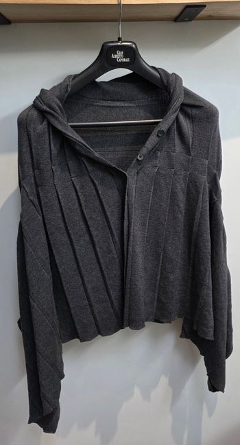 Gilet poncho gris M