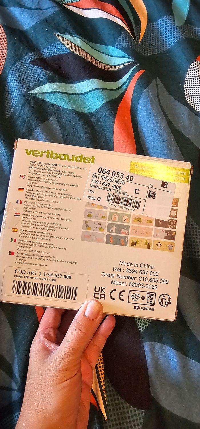 Puzzle des contraires Verbaudet neuf - photo numéro 4