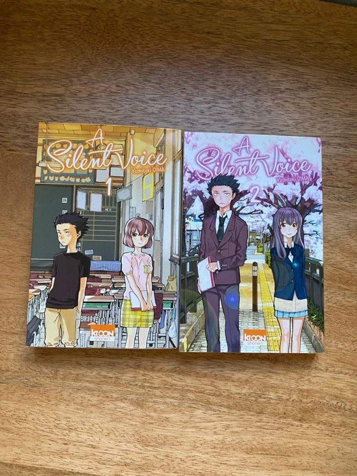 Silent voice manga tomes 1 et 2