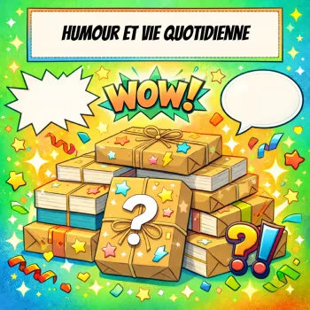 Paquet Mystère BD – Humour et Vie Quotidienne