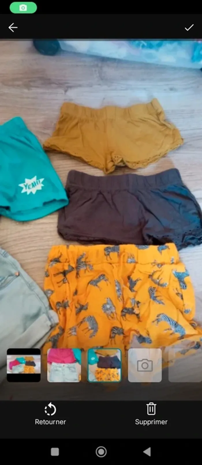 Lot shorts fille - photo numéro 3