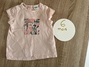 T-shirt été  tape à l’œil 6 mois