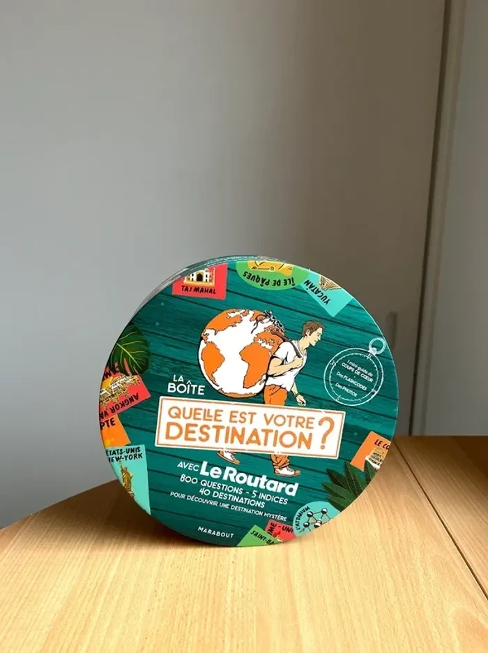 Jeu "La boîte à quiz" Le Routard neuf jamais utilisé, cadeau pour Noel