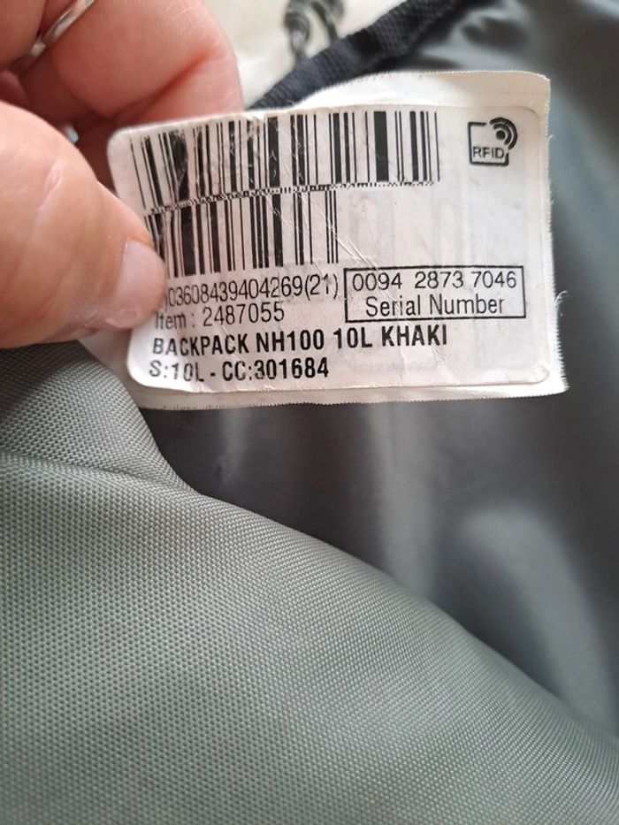 Petit sac à dos Quechua gris et bleu 10L - photo numéro 7
