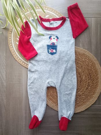 🐼 Pyjama velour taille 9mois