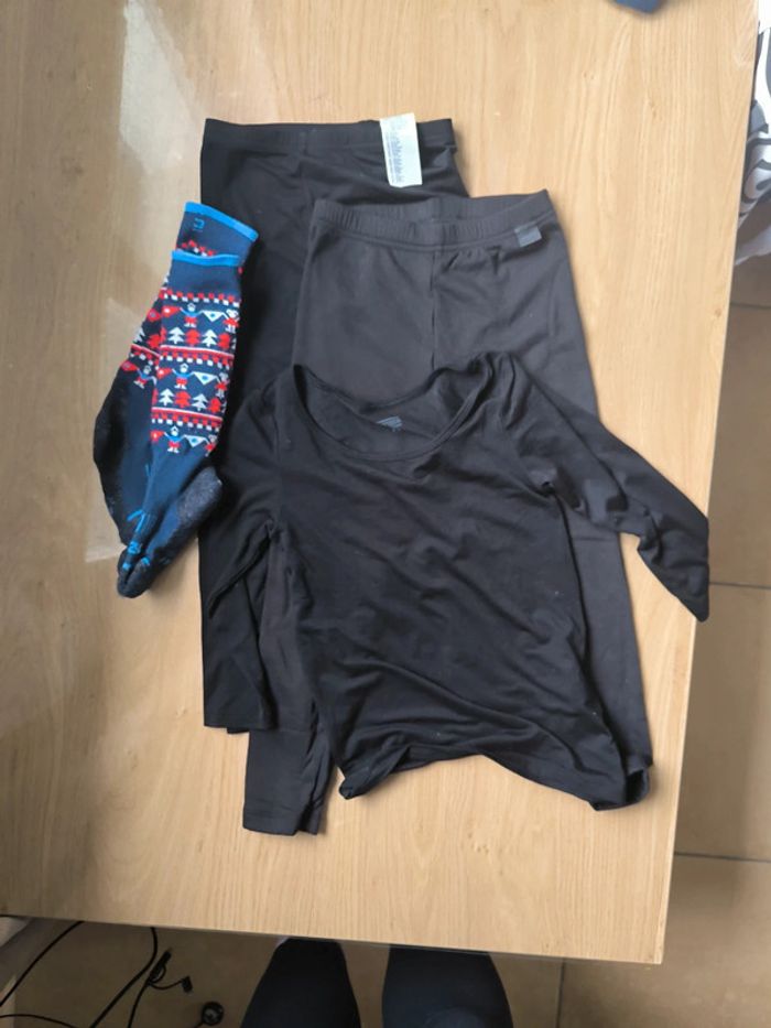 Lot vêtements thermiques Uniqlo
