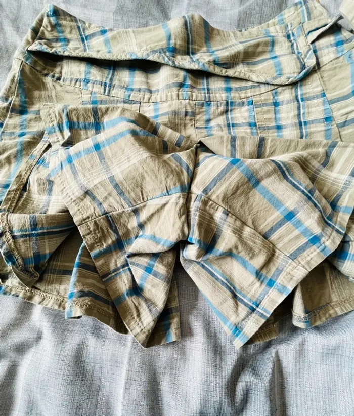 Jupe short à carreaux Promod - photo numéro 3