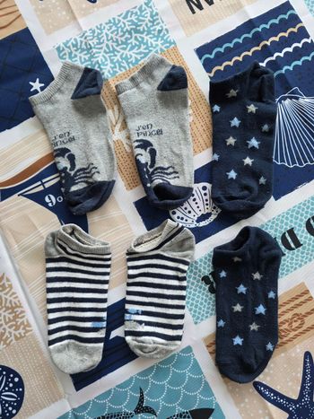 LOTS DE 3 PAIRES DE SOQUETTES GARÇON TAILLE 27/30