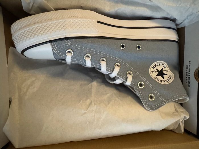 converse chuck taylor all star lift hi obsidian mist 570434c taille 40 - photo numéro 9