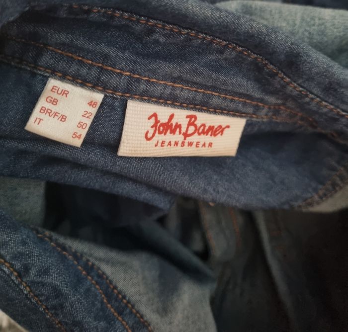 Chemise style jean manches retroussable taille 50 - photo numéro 9