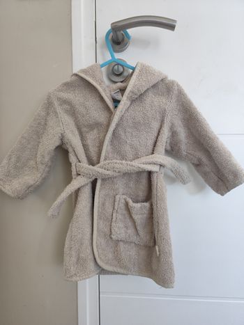 Peignoir éponge bébé Vertbaudet 12-18 mois