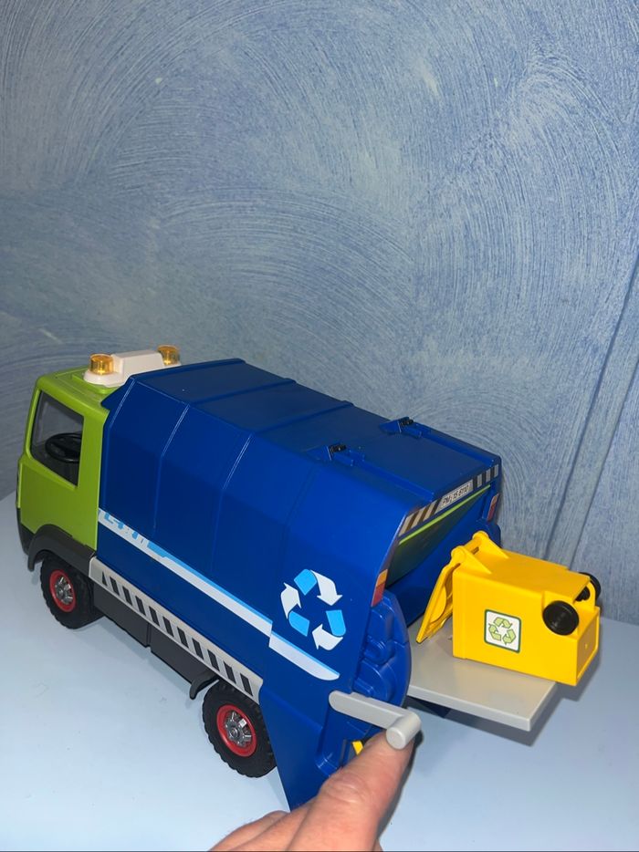 Playmobil 6110 camion de recyclage ordures complet - photo numéro 3