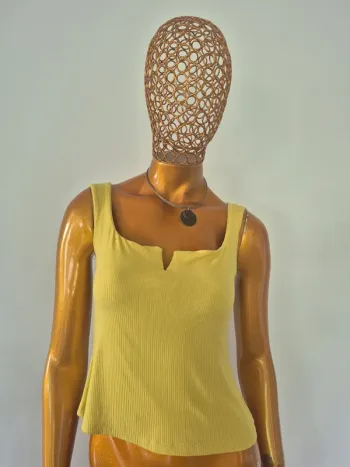 Débardeur Vert Pistache Femme Taille S/36