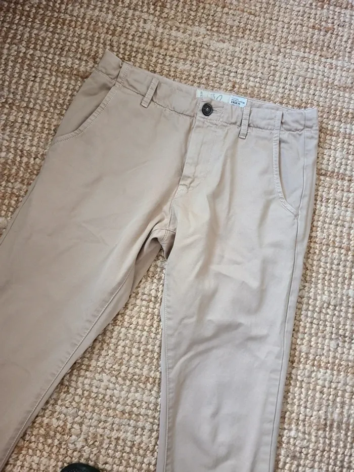 Beau pantalon beige IKKS - photo numéro 3