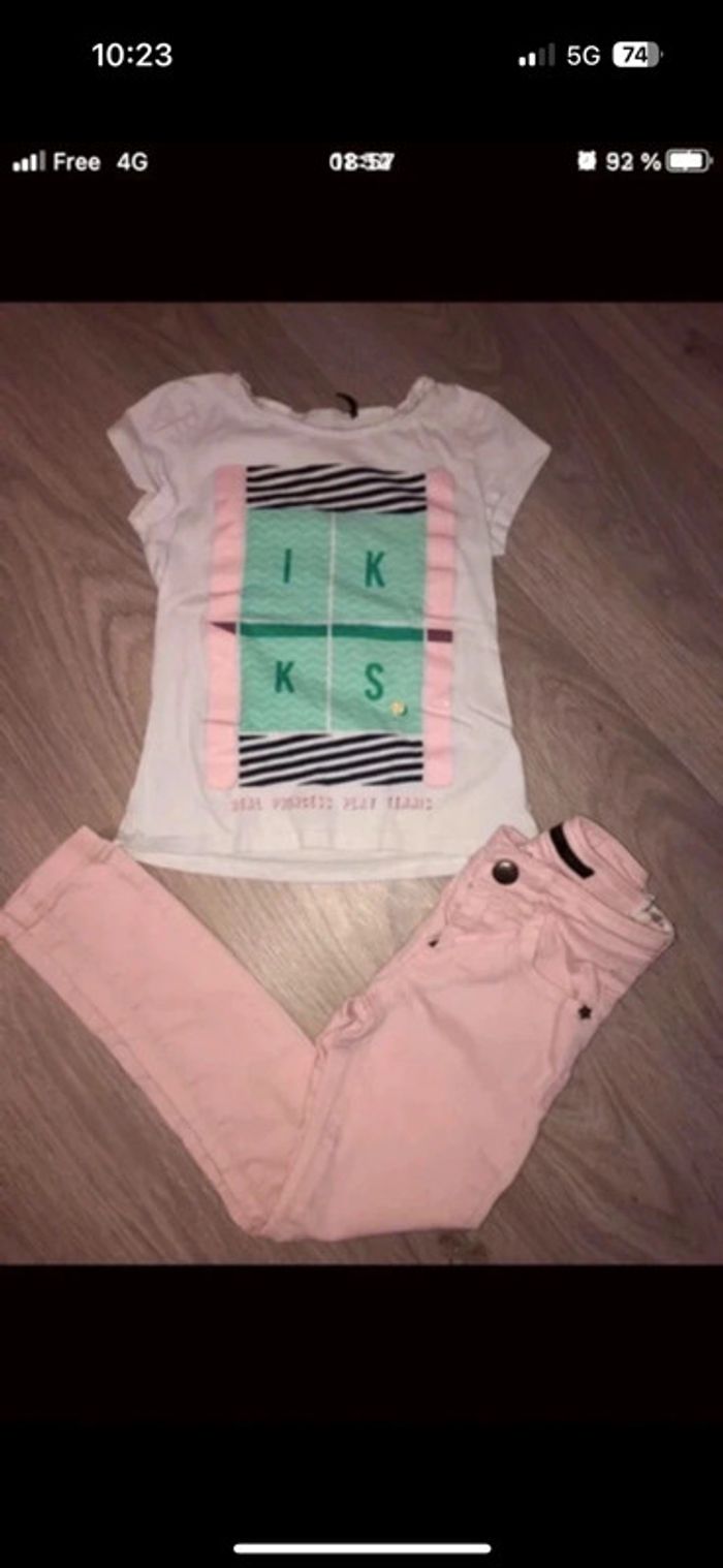 Ensemble fille ikks taille 6 ans
