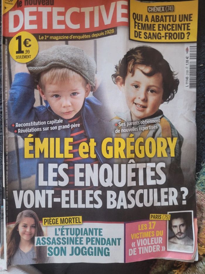 Lot de 10 magazines le nouveau detective - photo numéro 11