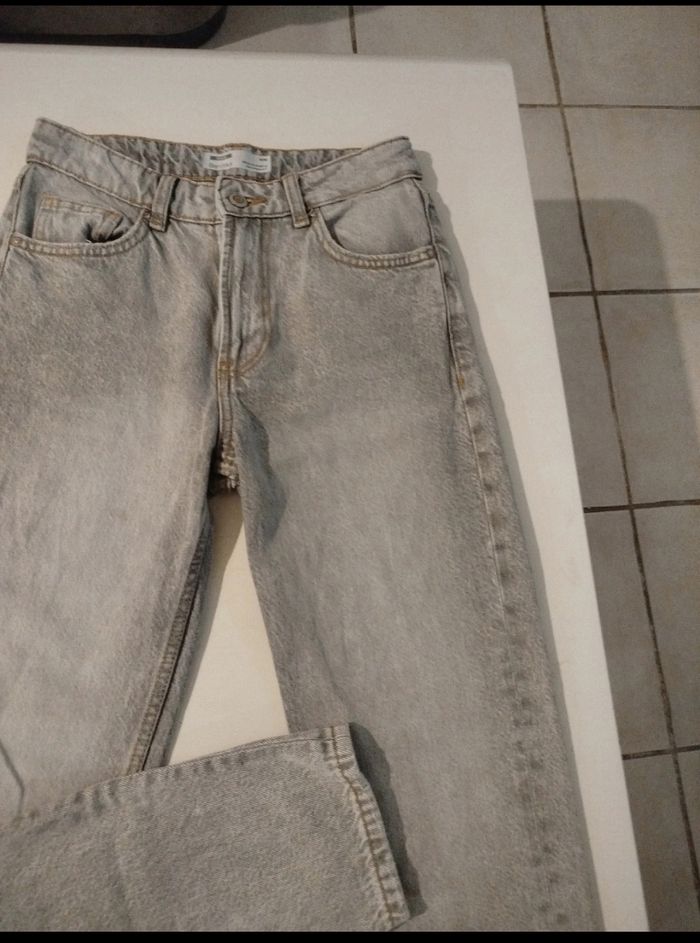 Jean Mom Gris Bershka - photo numéro 2