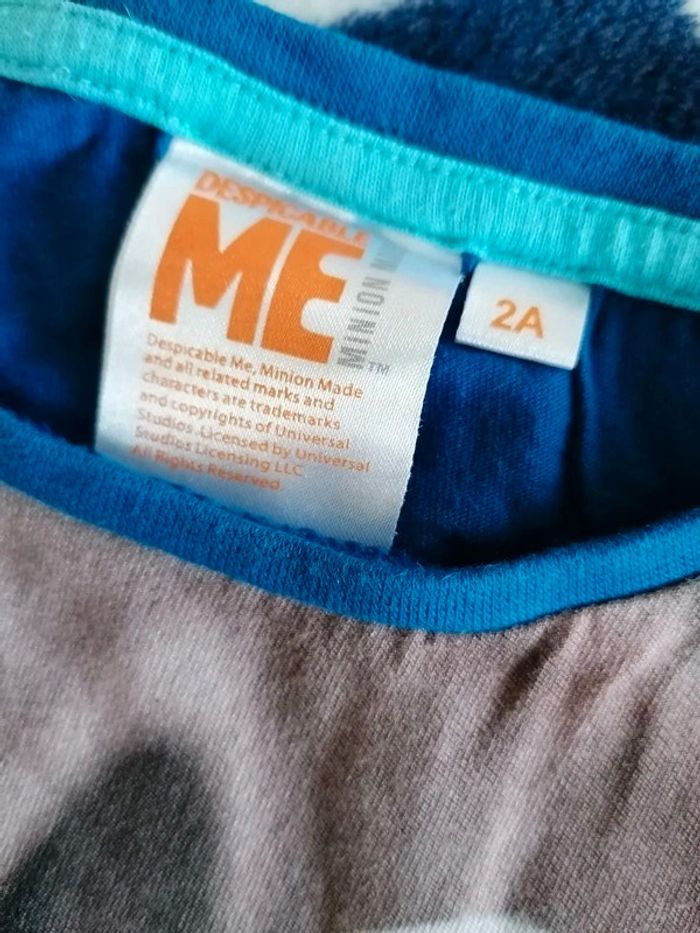 Tee-shirt garçon les minions 24 mois - photo numéro 2