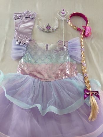 Déguisement princesse raiponce courte 4ans