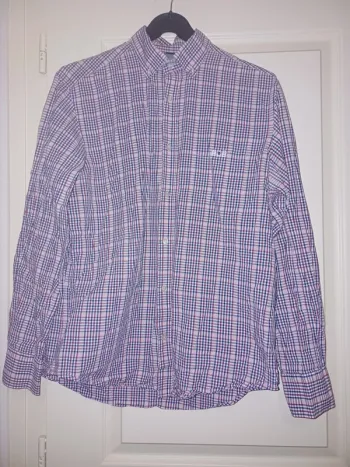 Chemise à carreaux Serge Blanco