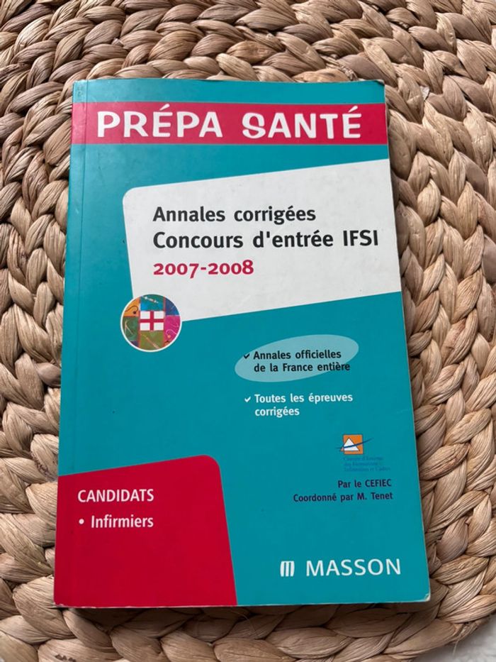 Livre annales corrigées IFSI