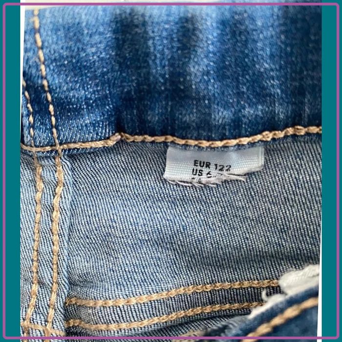 🌟🌟jeans fille trouée 122 cm 🌟🌟 - photo numéro 5
