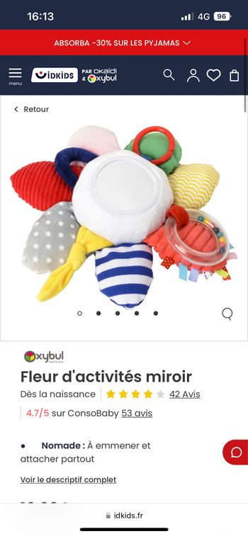 Fleur d’activite miroir