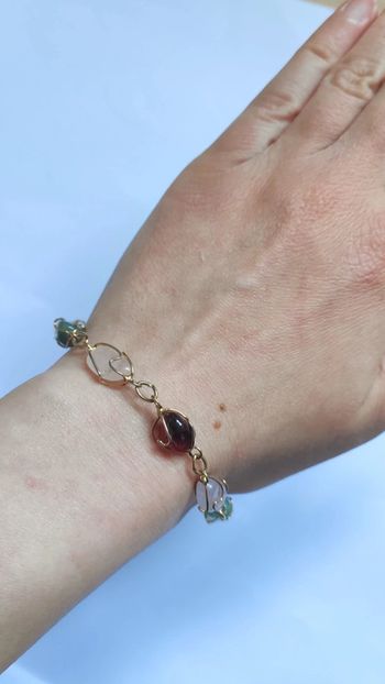 Bracelet pierres précieuses